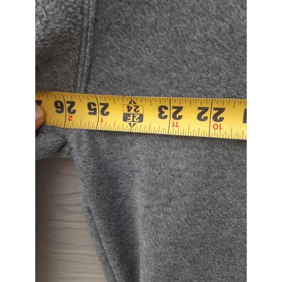 ESPN The Magazine Men's Size XL 1/4 Zip Gray Fleece Jacket - Picture 5 of 6